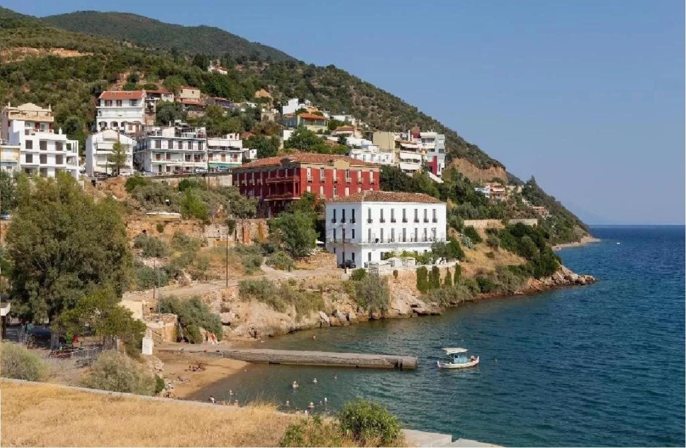 Modern Studio By The Sea Λουτρά Αιδηψού Εξωτερικό φωτογραφία